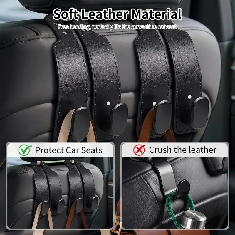 Car Seat Headrest Hooks