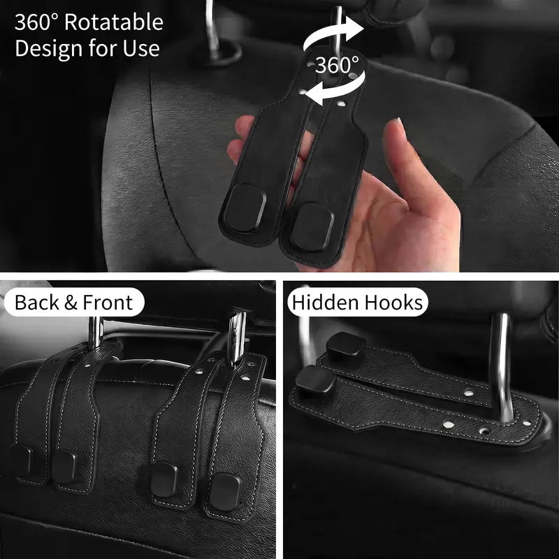 Car Seat Headrest Hooks