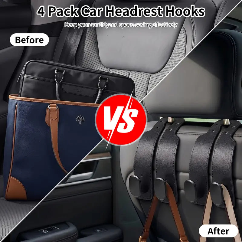 Car Seat Headrest Hooks
